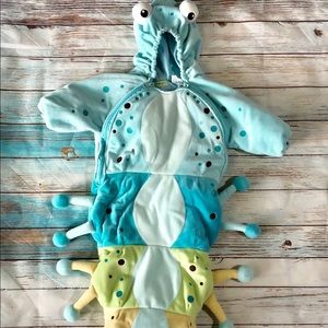 Caterpillar costume bunting